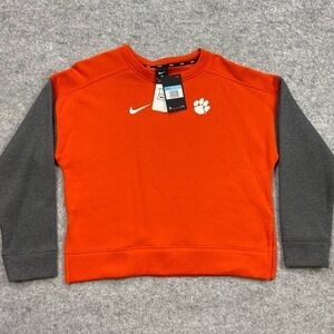 Clemson tigers sweater women's M college sports pullover crewneck‎ football nike